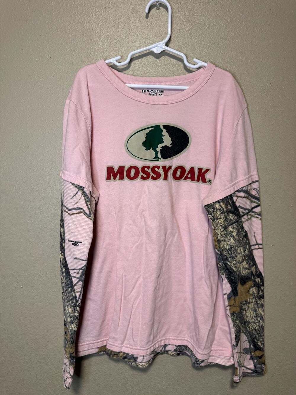 Youth Mossy Oak Break Up Infinity Pink camo Size L (12-14)